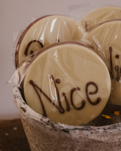 Nice chocolate lollipop