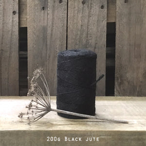String-Black Jute spool 3Ply