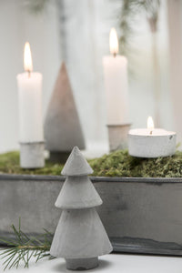 White Spear Tapered Candle Holder