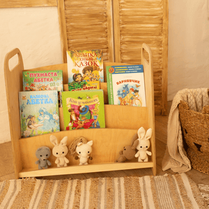 Montessori Wooden Bookshelf