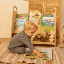 Montessori Wooden Bookshelf