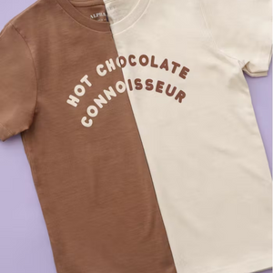 Hot Chocolate Connoisseur - Kid's Tee - Cocoa Brown