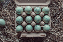 Box of 12 Quail Egg's - Light Green