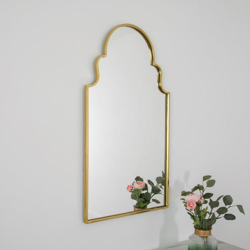 Roman Window Mirror - Gold