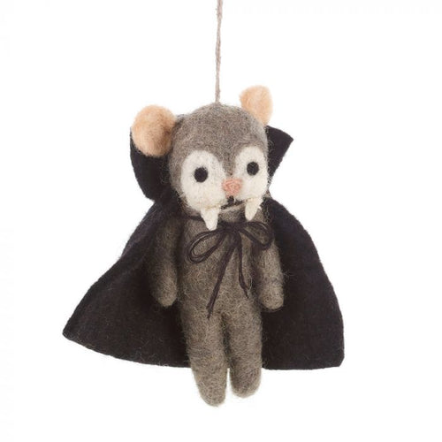 Handmade Victor the Vampire Biodergadable Hanging Halloween Decoration