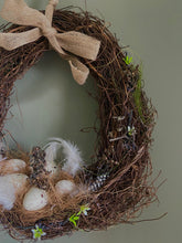 Egg Shaped Easter Wreath